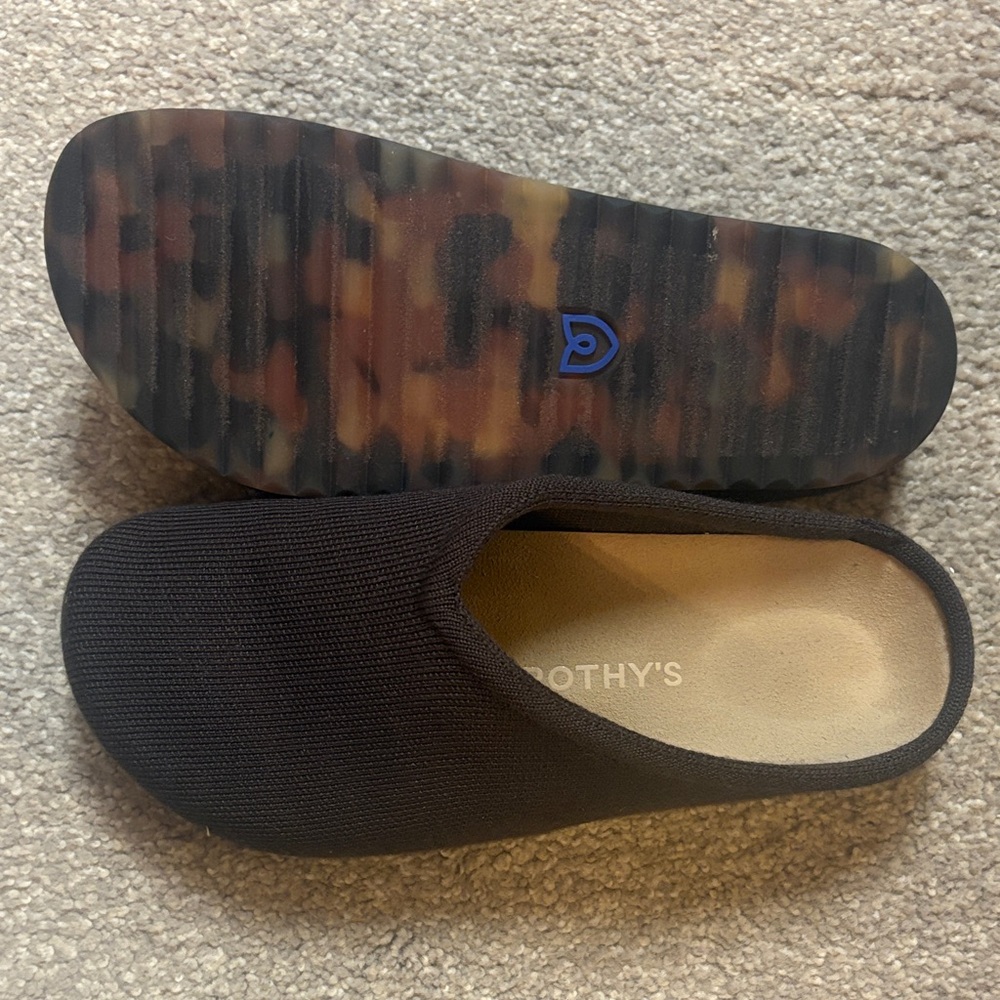 Rothy's brown Knit clogs